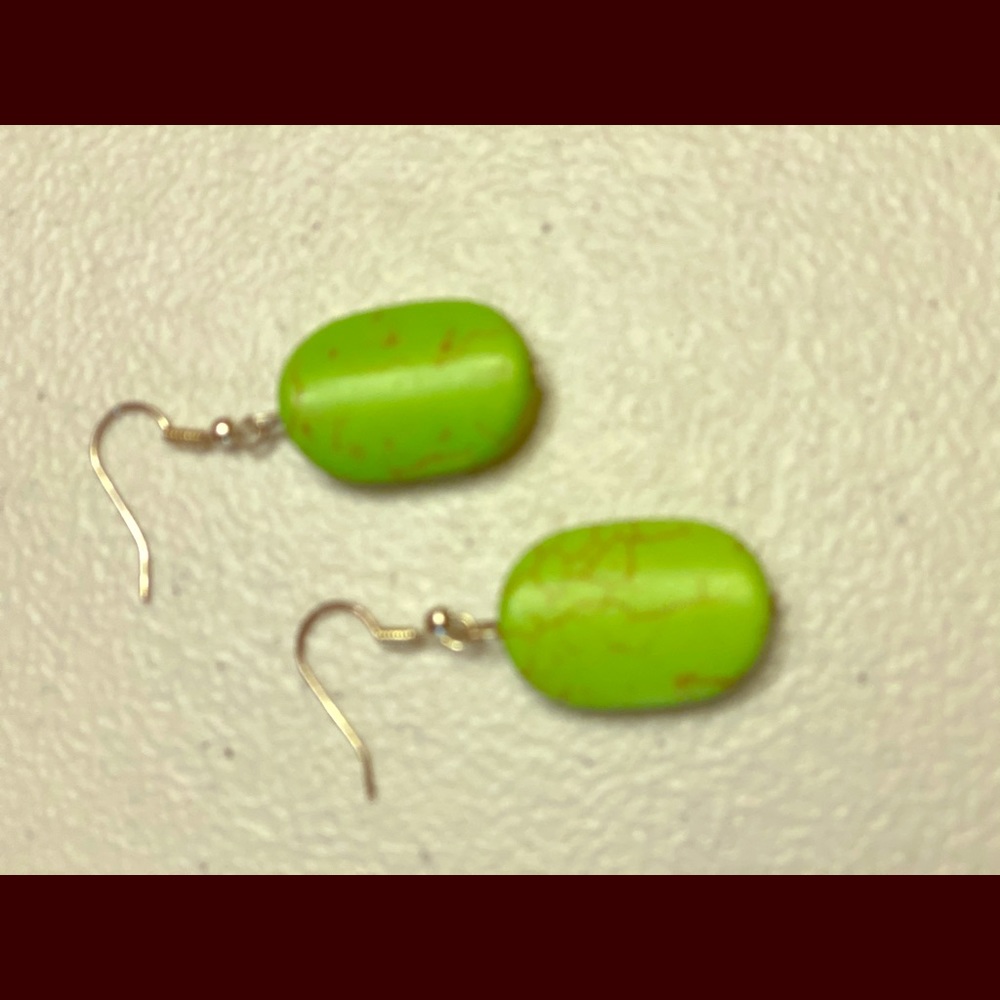 Women’s Turquoise pierced earrings .